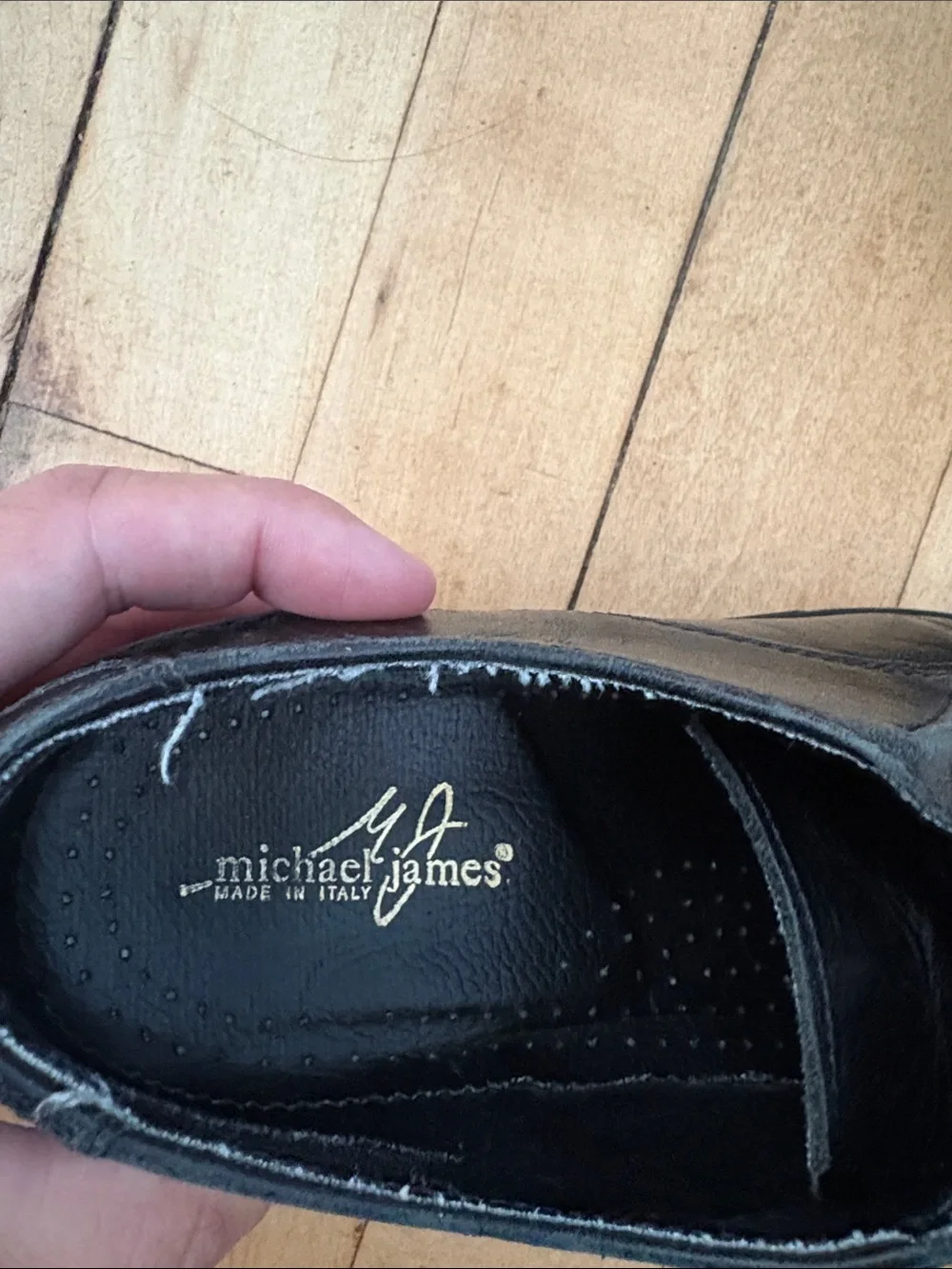 Boy’s Black Leather Lace-Up Dress Shoes